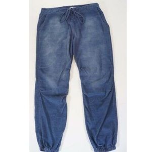Anthropology SUPER soft denim joggers